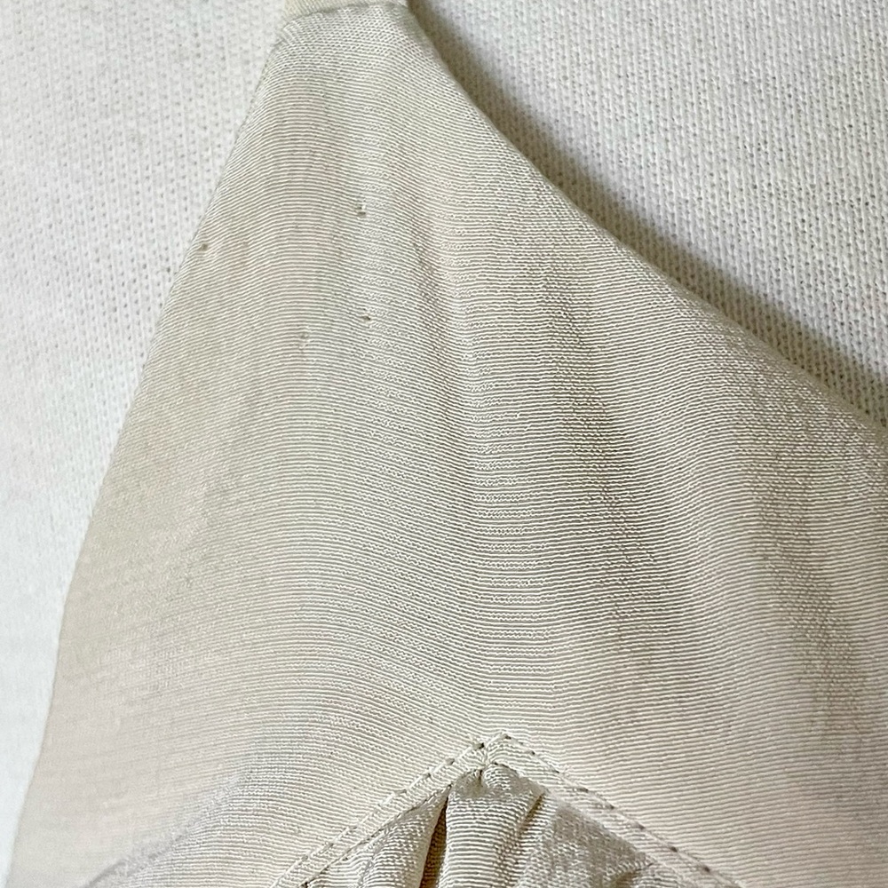 Elegant Cream Ruffle Prom Dress - Picture 14 of 15